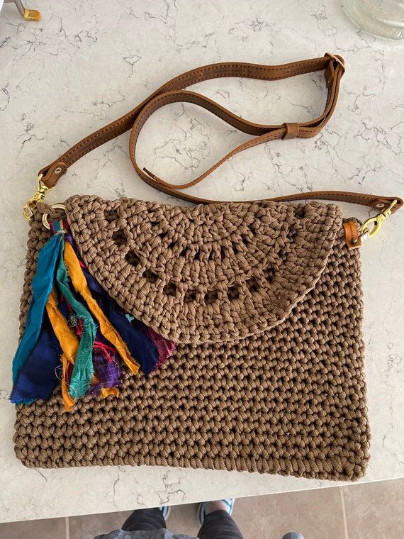 Boho crochet bag!...
