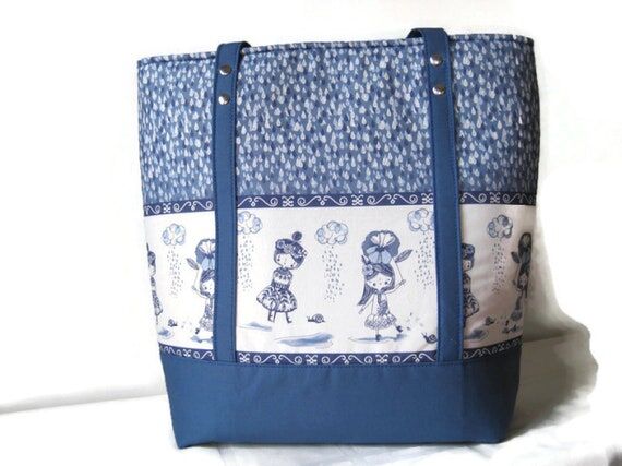 Handbag, Tote, Fabric, Children, Umbrellas (P...