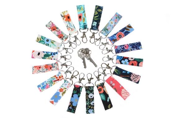 Mini Bag Charm Keyfob with swivel hook backpa...
