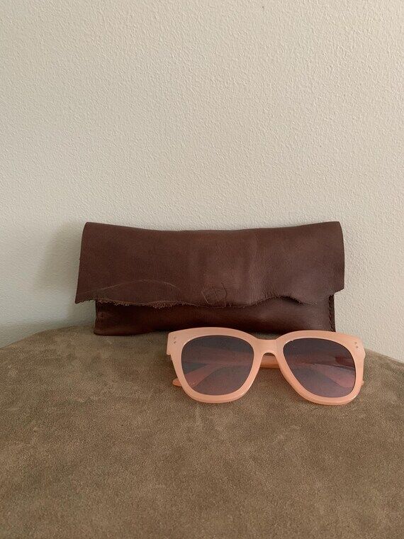 Brown Leather Clutch- 1992...