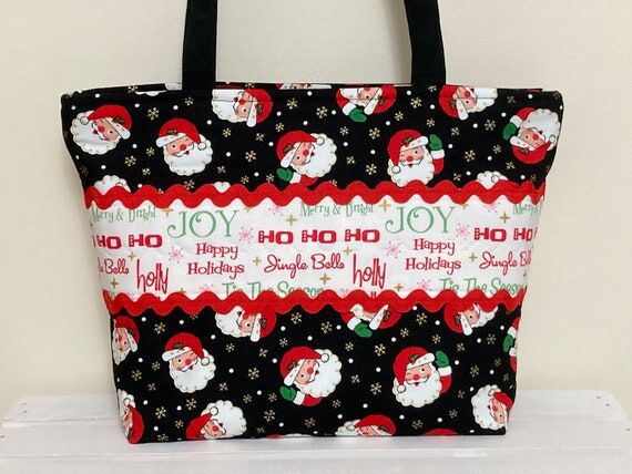 Santa Purse, Retro Santa “Ho, Ho, Ho”, Ha...