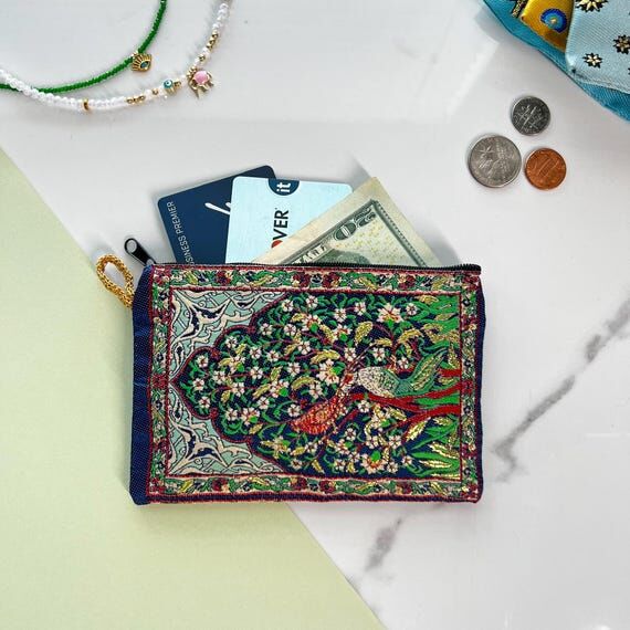 Fabric Coin Purse, Zipper Pouch, Change Purse...