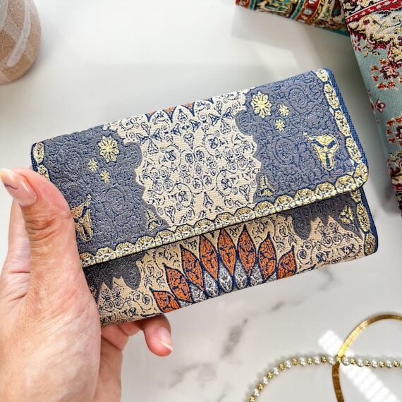 Small Wallet for Women, Handmade Trifold for ...