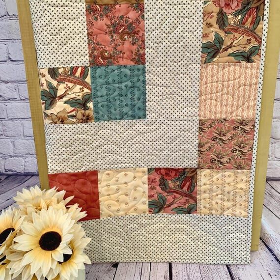 Handmade Patchwork Quilt: Home Decor, 35&quo...