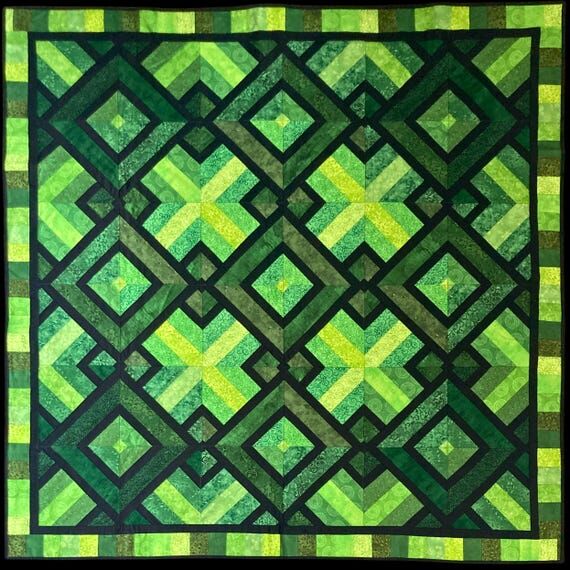 Nightshade Throw Quilt...