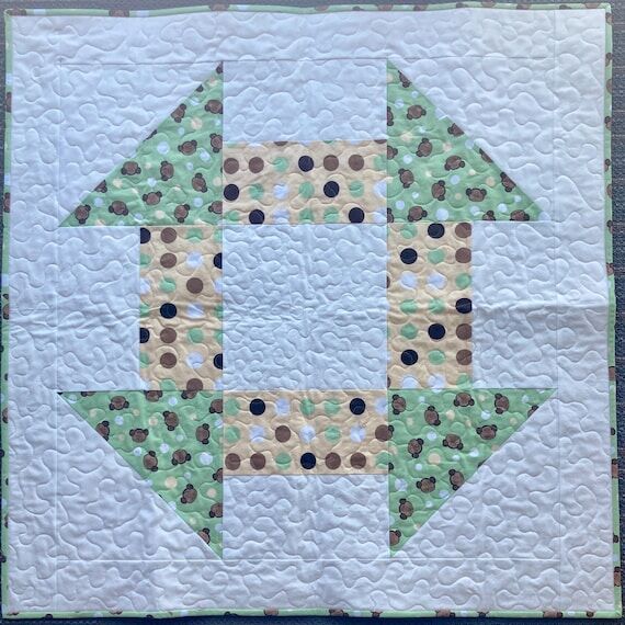 Handmade Baby Quilt featuring Pirates or Monk...