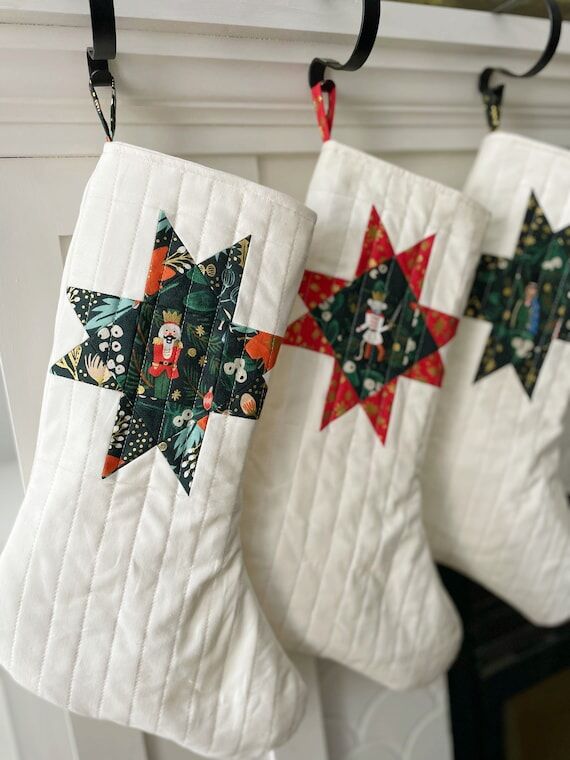 Nutcracker Handmade Quilted Stocking...