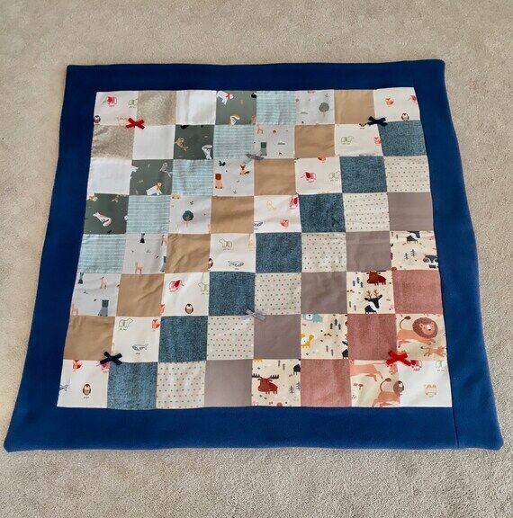 Natural Habitat Quilt-Handmade Baby Quilt, Ge...