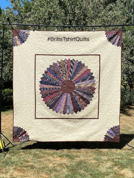 Custom Necktie Memory Quilt: Heartfelt Keepsa...