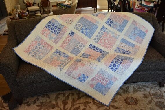Handmade quilt for the perfect baby gift done...