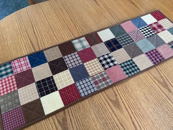 Handmade Fall Quilted Table Runner – Autumn...