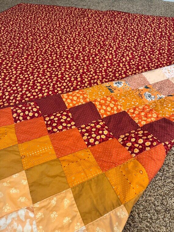 Handmade quilt, full quilt, 93 (No Social Media) 71...