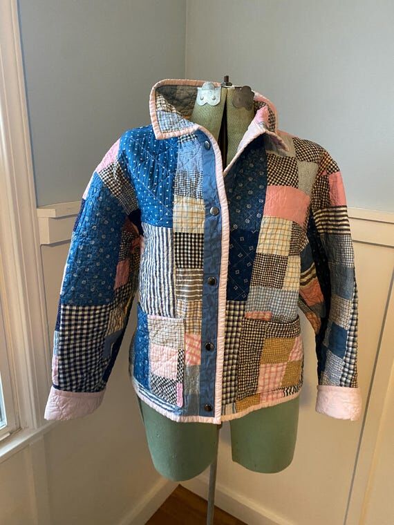 Patchwork Quilt Coat/ LARGE...