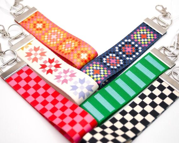Handmade Wristlet Keychain Lanyard Holder 1.5...