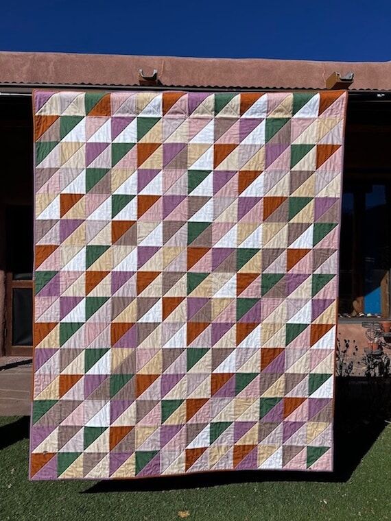 Handmade Quilt, Lap Quilt, Quilted Wallhangin...