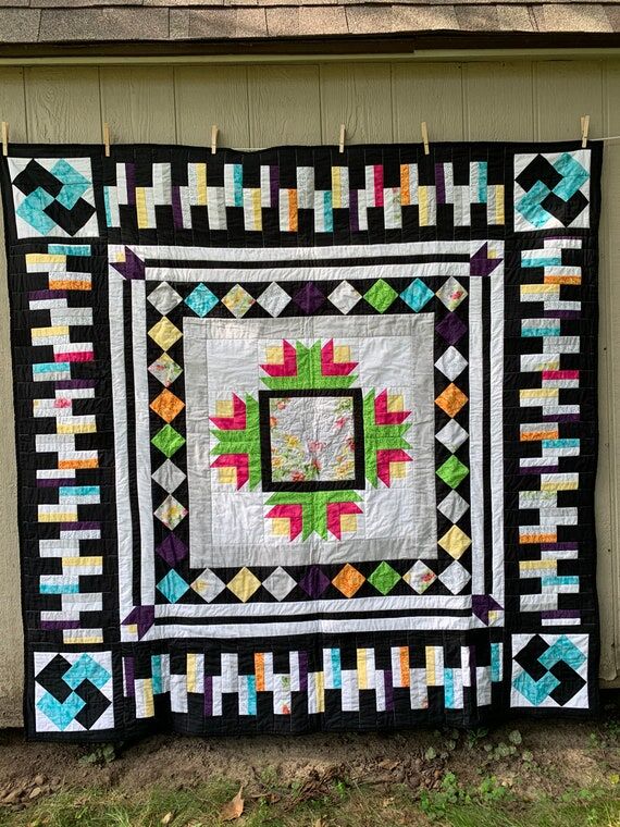 Springtime in Paris medallion quilt...