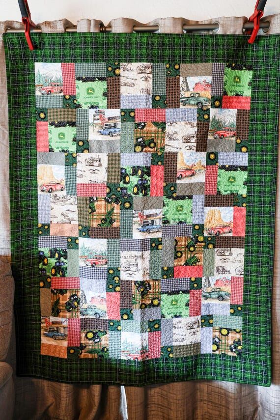 John Deere Tractor handmade quilt...
