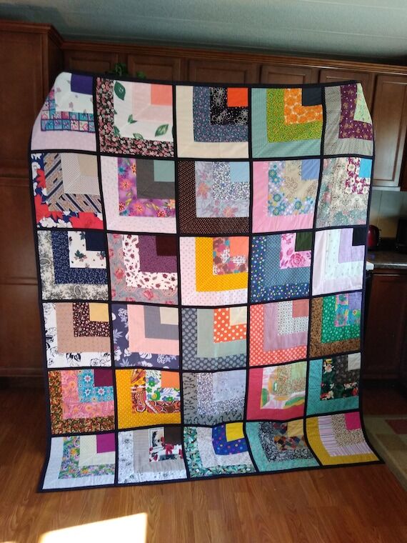 New handmade quilt-as-you-go 84 (No Social Media) 70 Scrapp...