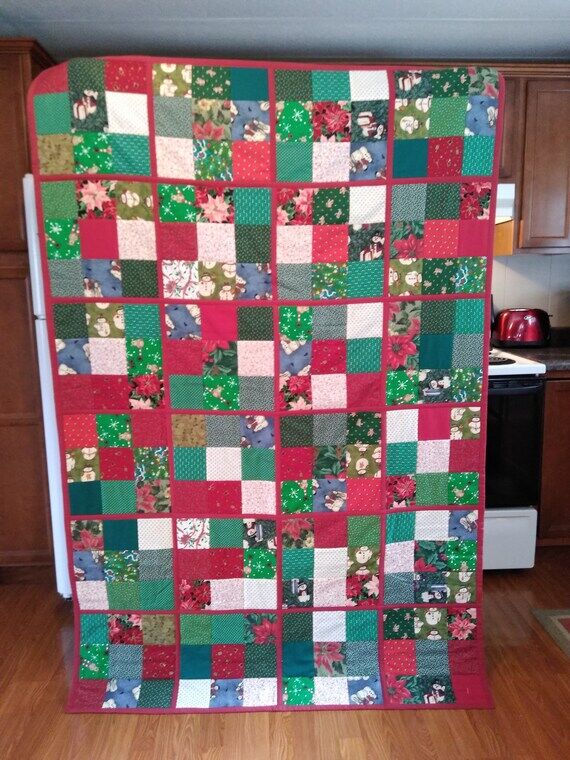 New Handmade Christmas quilt-as-you-go 53 (No Social Media) ...