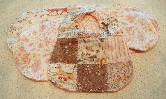 Forest Friends bib set...