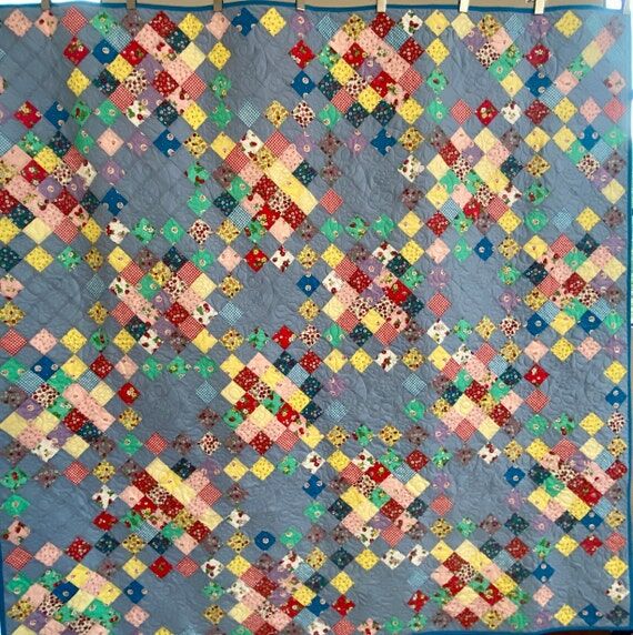 Handmade Checkerboard Quilt...