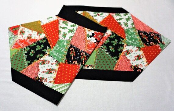 Christmas table runner handmade holiday table...
