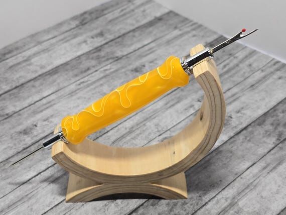 Handcrafted Yellow Acrylic Handle Seam Ripper...