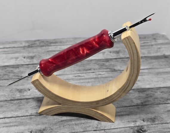Handcrafted Red Acrylic Handle Seam Ripper St...