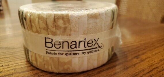 Neutral Prints Jelly Roll Pinwheel Benartex...