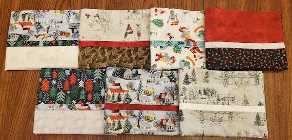 Christmas Pillowcases Assorted Novelty Print...