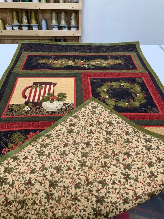 Quilted Winterberry Panel...