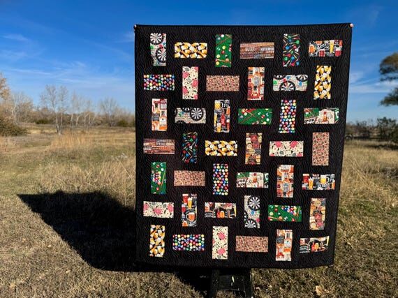 NEW Man Cave Quilt, Handmade Large Throw Quil...