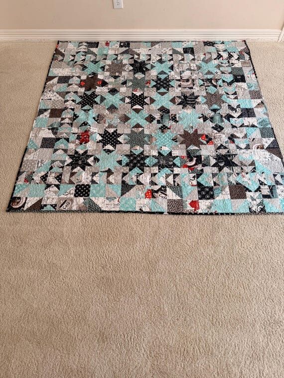 Coffee themed handmade quilt...
