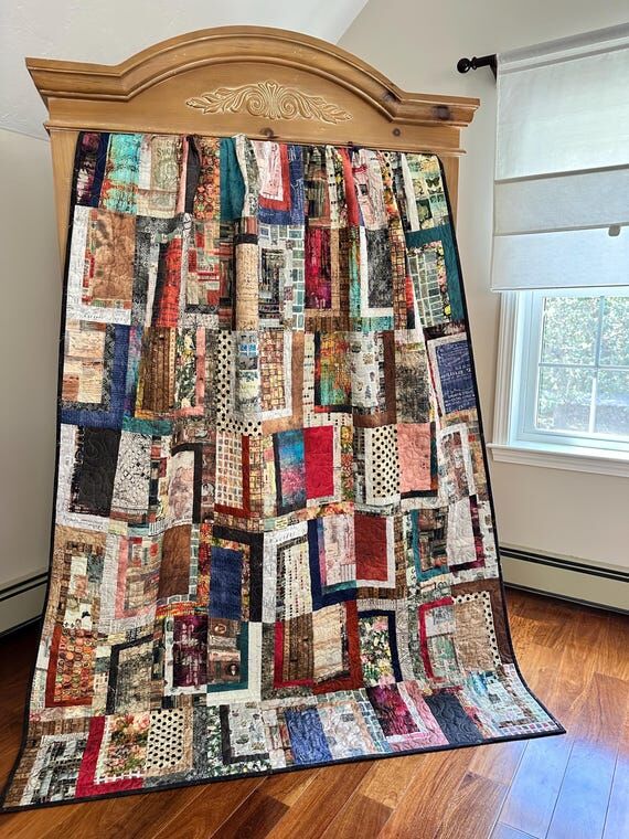 Tim Holtz Eclectic Elements Patchwork Quilt: ...