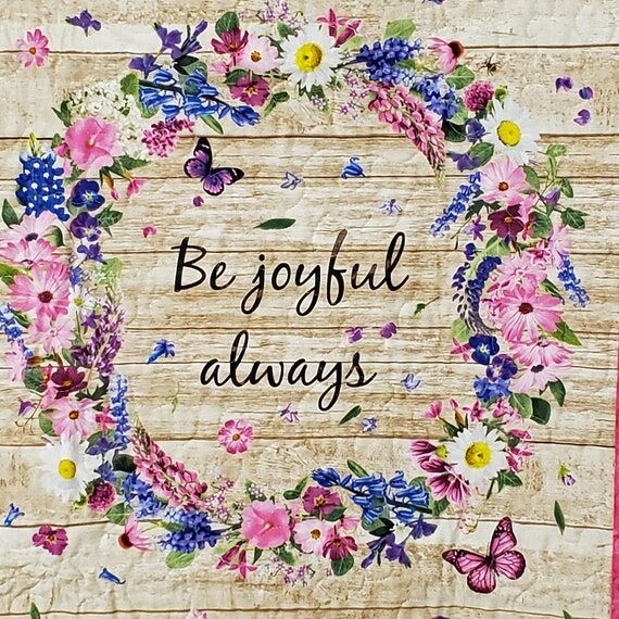 Handmade Floral Prayer Quilt: Christian Home ...