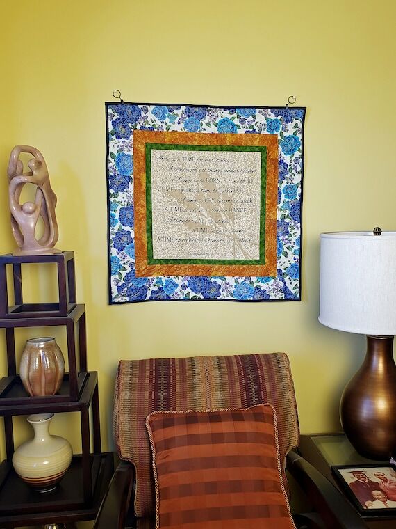 Ecclesiastes Prayer Quilt: Handmade Christian...
