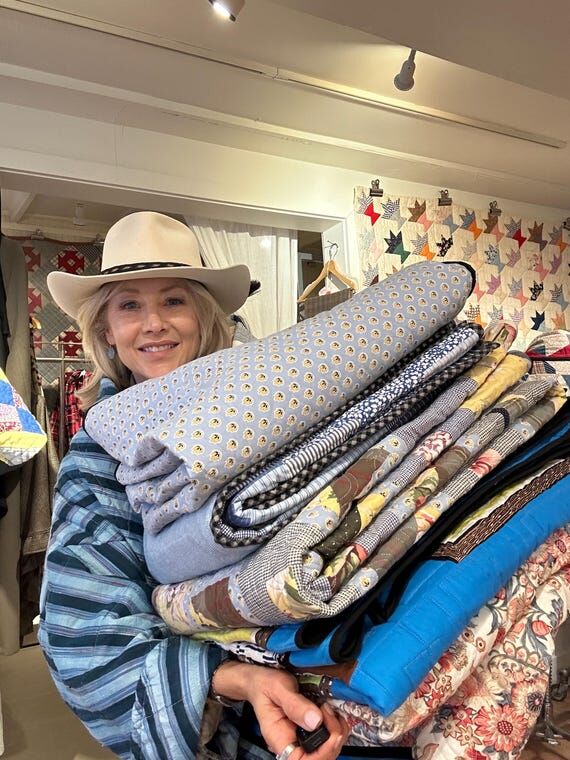 Custom Quilted Patchwork Jacket: Handmade Fro...
