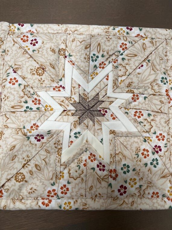 folded star hot pad...