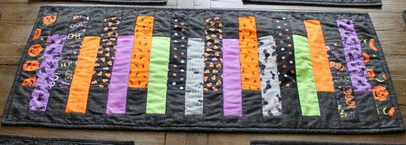 Halloween Table Runner, Holiday, Dining Room ...