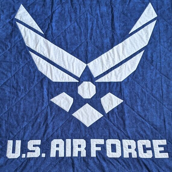 Air Force Quilt - Custom Name Addition...