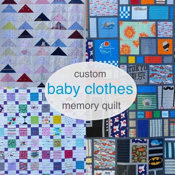 Custom Memory Quilt: Made-to-Order Baby Cloth...