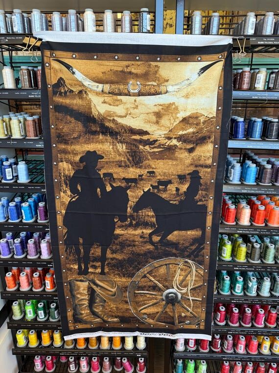 Cowboy Culture Fabric Panel | Blank Quilting ...