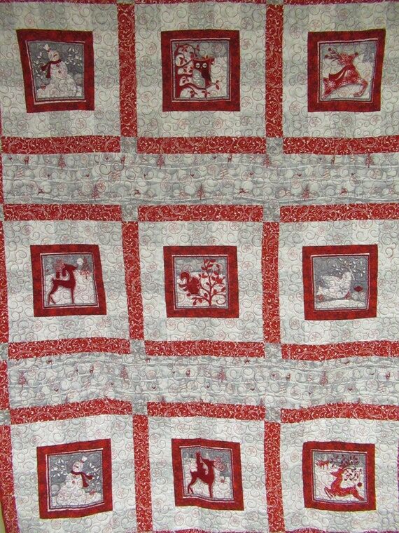 Holiday Frost Christmas Quilt Pattern | Beaut...
