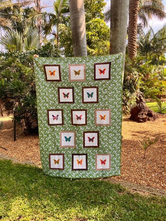 Butterfly Collector handmade quilt...