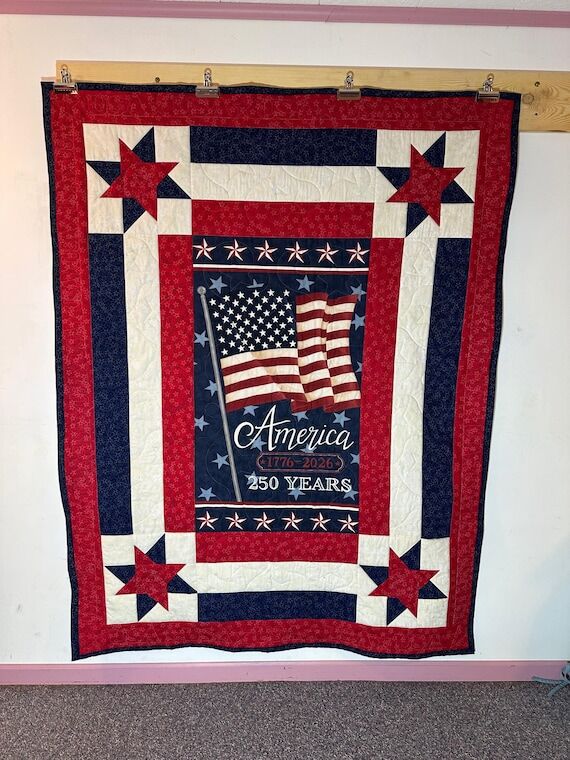 250 Years for U.S.A!!! - Patriotic quilt - o...