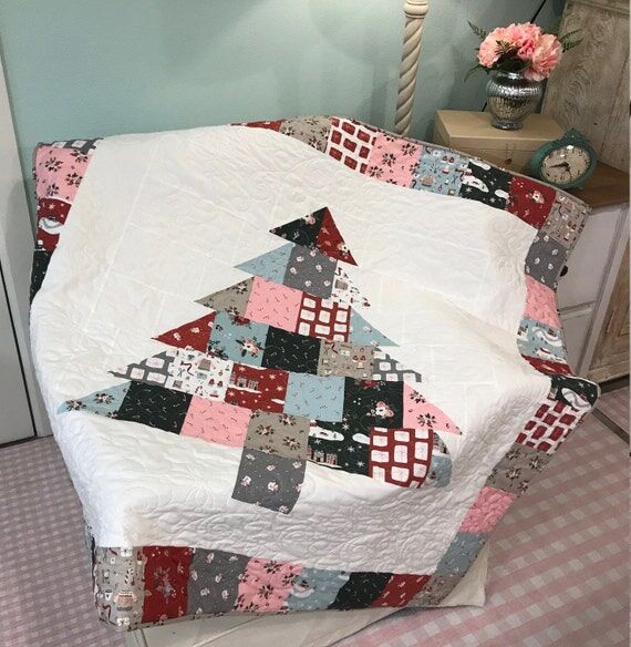 Handmade Christmas Holiday Quilt...
