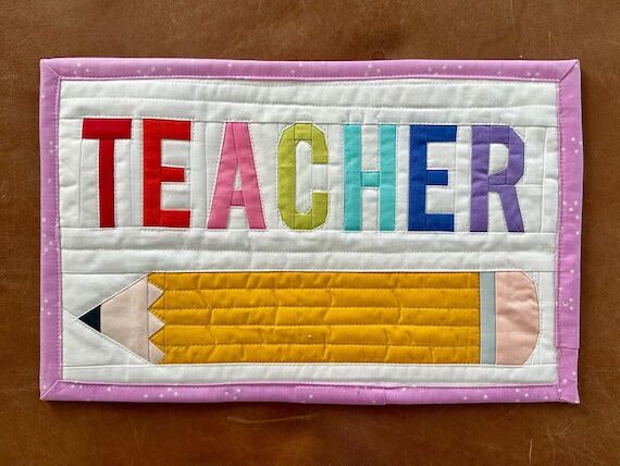 Teacher pencil banner...