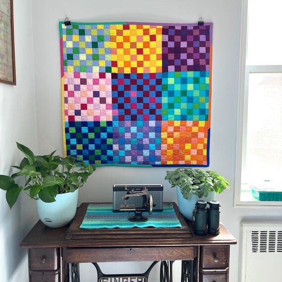 Quilted Wall Hanging 33" (No Social Media) 35" - &q...