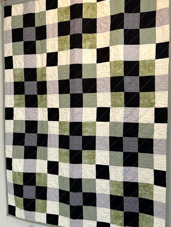 Handmade Celtic Plaid Quilt - 56" (No Social Media) 70&q...