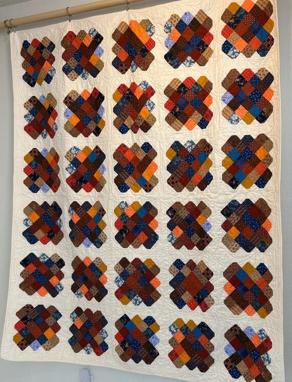Handmade Granny Square Quilt - 57" (No Social Media) 69&...